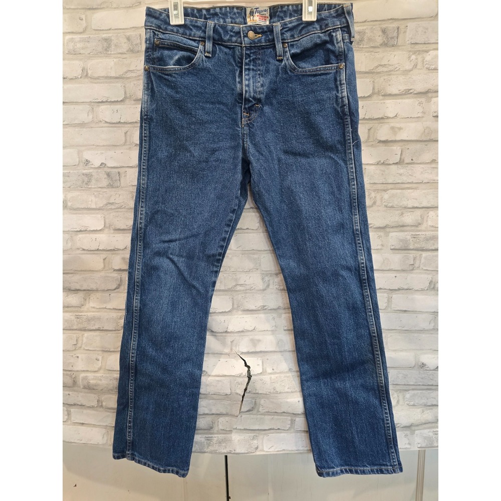 Tecovas Straight Jeans Men 32x30 Blue Western Denim USA Ranchwear Cowboy Core